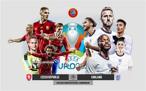 Download wallpapers Czech Republic vs England, UEFA Euro 2020, Preview ...