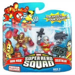 Iron Man Deathlok Super Hero Squad Action Figures