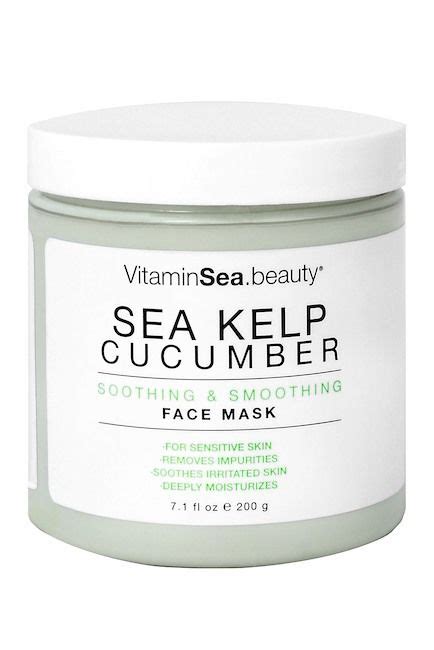 VitaminSea.beauty® Sea Kelp & Cucumber Soothing & Smoothing Face Mask Reviews 2021