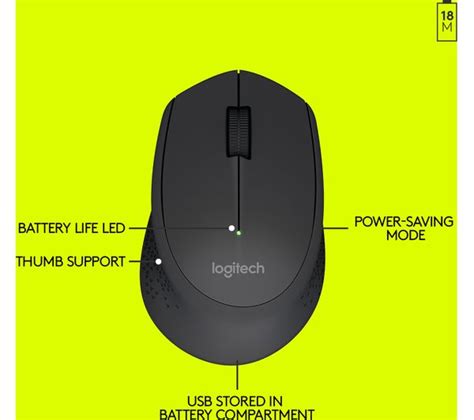 Buy LOGITECH M280 Wireless Optical Mouse | Free Delivery | Currys