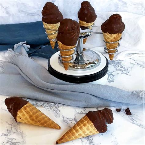 Fake Chocolate Dipped Ice Cream Soft Serve Cake Photo Prop, Birthday ...