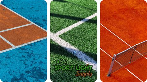 How to Light Up Different Types of Tennis Courts? (Clay, Hard, Grass, Carpet) - Sport Light Supply