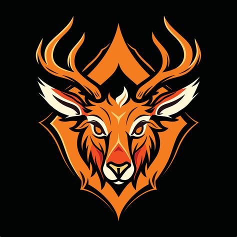 Deer Head Mascot Logo for Esport. Deer T-shirt Design. Deer Logo. Deer Sticker 25727987 Vector ...