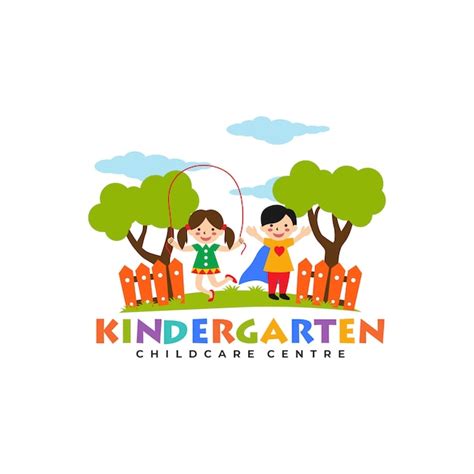 Kindergarten logo templates | Premium Vector