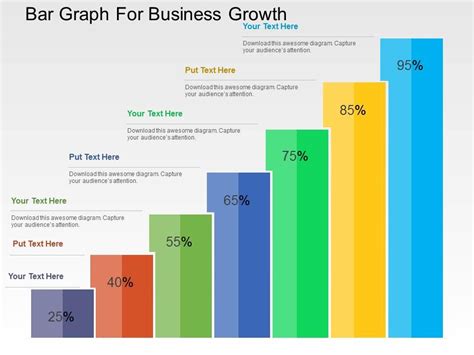 Bar Graph For Business Growth Flat Powerpoint Design | PowerPoint Presentation Sample | Example ...