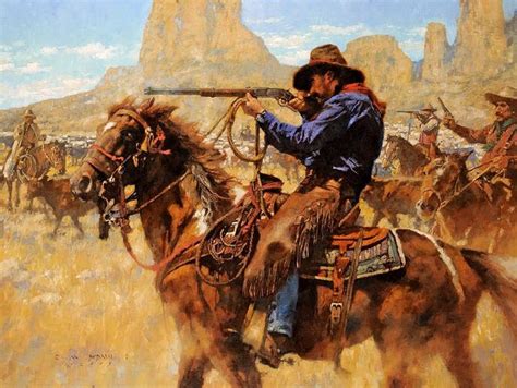 1000+ images about western art on Pinterest | Cowboy art, Oil on canvas and The thinker