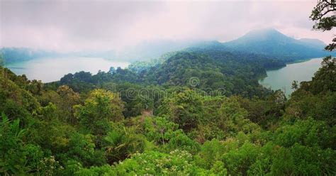 Danau Buyan & Danau Tamblingan. Lakes in Bali. Stock Image - Image of ...