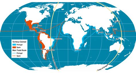 Spanish and Portuguese Empire Map and their main trade routes. : r/spain