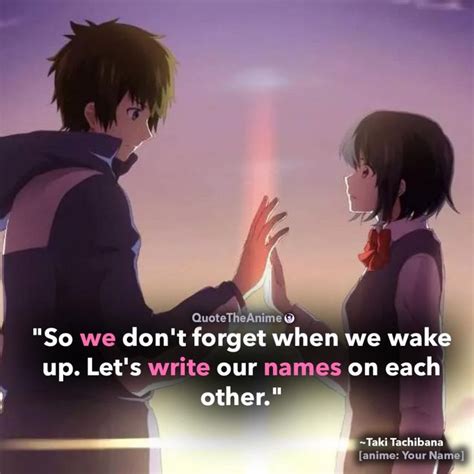 11+ Your Name Quotes - Kimi No wawa (Images) - QTA | Your name quotes, Anime quotes ...