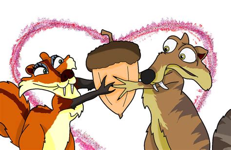 Scrat and Scratte again ^^ by ZalyHeartlessTigress on DeviantArt