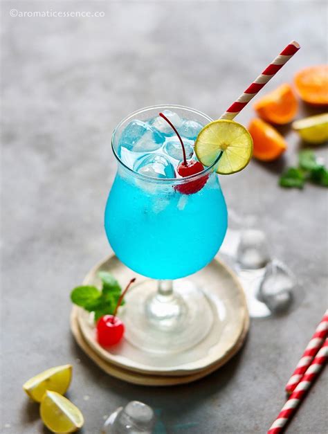 Blue Lagoon Mocktail - Aromatic Essence