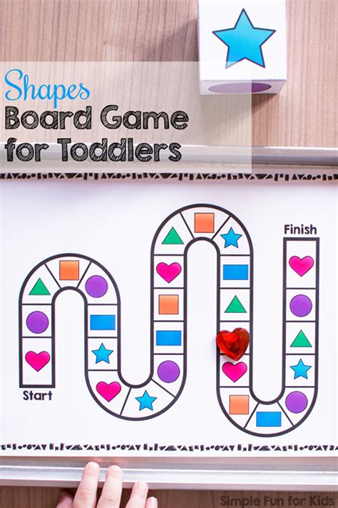 Shapes Board Game for Toddlers - Simple Fun for Kids