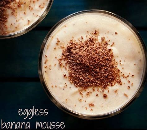 Banana Mousse Recipe, How To Make Banana Mousse