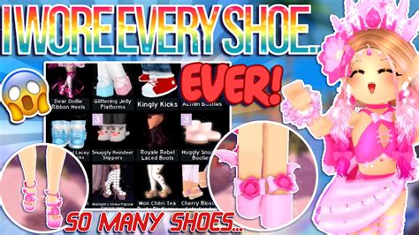 I WORE EVERY SHOE / HEELS IN ROYALE HIGH & THIS IS HOW IT WENT… ROBLOX ...