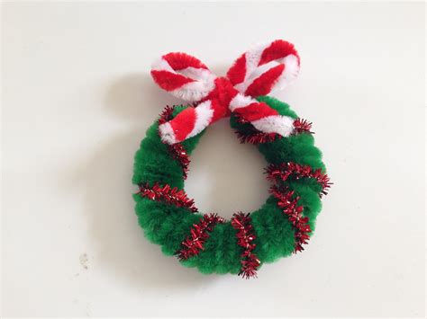 Pipe Cleaner Christmas Wreath 1, My Crafts and DIY Projects