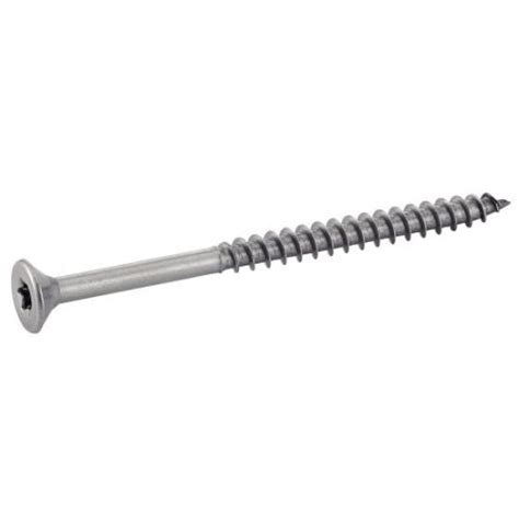 Vis à bois aggloméré - tête fraisée - Torx - inox A4 - filetage partiel ACTON | Bricozor