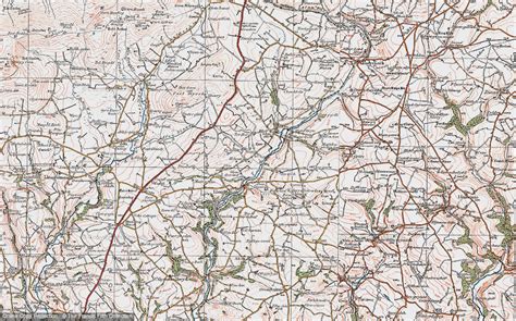 Historic Ordnance Survey Map of Hebron, 1922 - Francis Frith