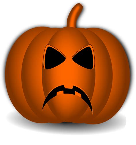 Pumpkin Halloween Face · Free vector graphic on Pixabay