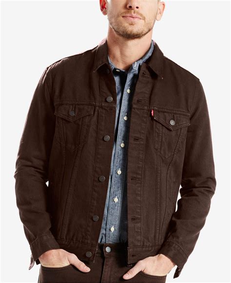 Levi's Spire Trucker Jacket in Brown for Men | Lyst