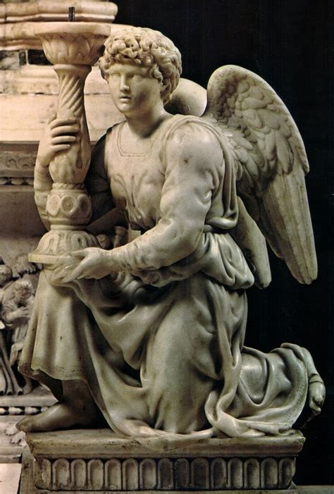 "Angelo reggicandelabro" 1494-1495 Dimension: 51,5 cm Basilica di San Domenico, Bologna ...