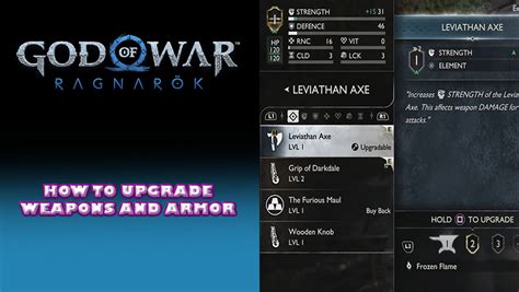 God Of War Ragnarok: How To Upgrade Weapons And Armor - GamerHour