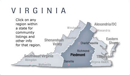 Virginia Piedmont, Memory Care and Support | Area Info