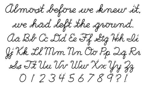 School Cursive Arrows fonts released! | Cursive Workshop