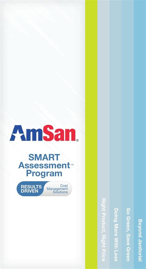 Cleaner, Healthier Schools at a Lower Cost with the Smart Assessment Program by AmSan-Americas ...