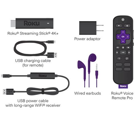 Roku Streaming Stick 4K+ with Voice Remote, Wired Earbuds and Voucher - QVC.com