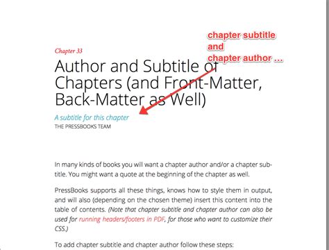 Chapter Author and Subtitle – Maricopa Open Digital Press Guide