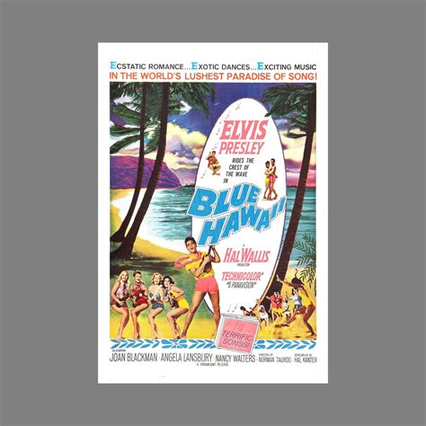 Blue Hawaii Movie Poster Quality Glossy Print Photo Wall Art - Etsy