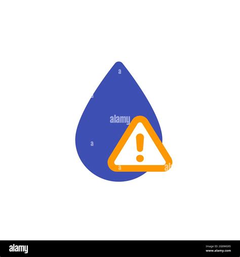 water contamination alert vector icon on white Stock Vector Image & Art - Alamy