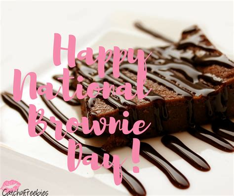 Happy National Brownie Day! -CatchyFreebies