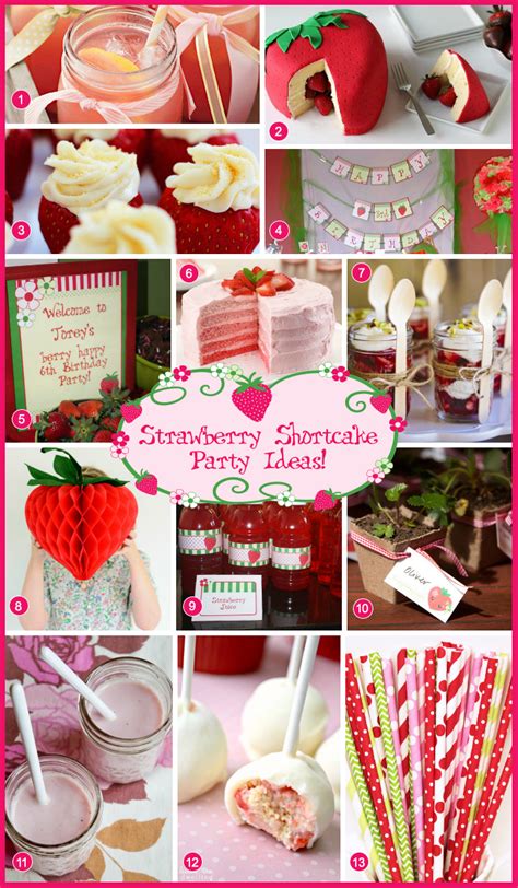 Sweet Strawberry Shortcake Party Ideas | SIMONEmadeit.com