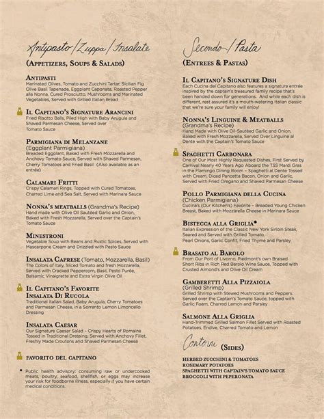 carnival cucina menu | Carnival cruise, Carnival, Cruise