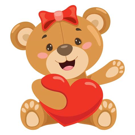 Little Funny Teddy Bear Cartoon 2725177 Vector Art at Vecteezy