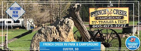 Welcome New Park: French Creek RV Park & Campground in Custer, SD