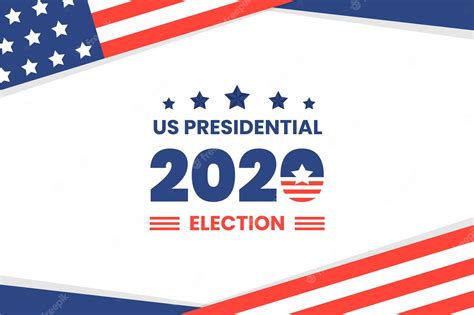 Premium Vector | 2020 us presidential election background