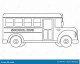 Vector Illustration School Bus Coloring Page Stock  sketch template