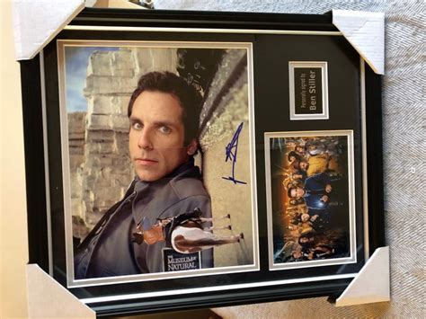 Ben Stiller Night at the Museum Autographed Picture Display - Catawiki