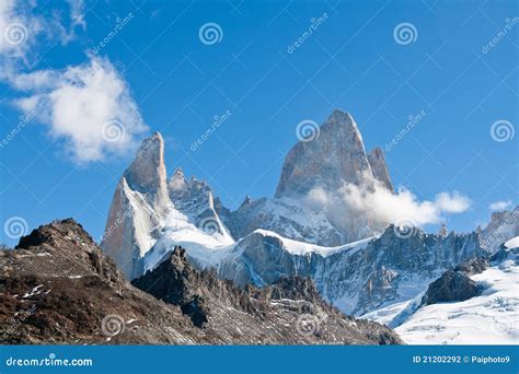 Fitz Roy Mountain stock photo. Image of cold, pristine - 21202292