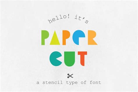 20 Best Paper Cut Out Fonts | Design Inspiration