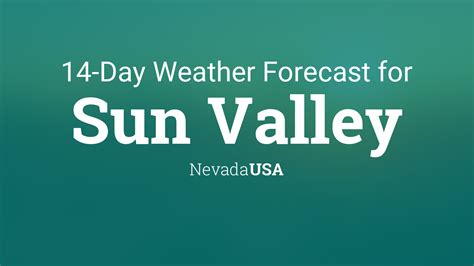 Sun Valley, Nevada, USA 14 day weather forecast