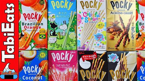 Trying Unusual POCKY Flavors in Japan - YouTube