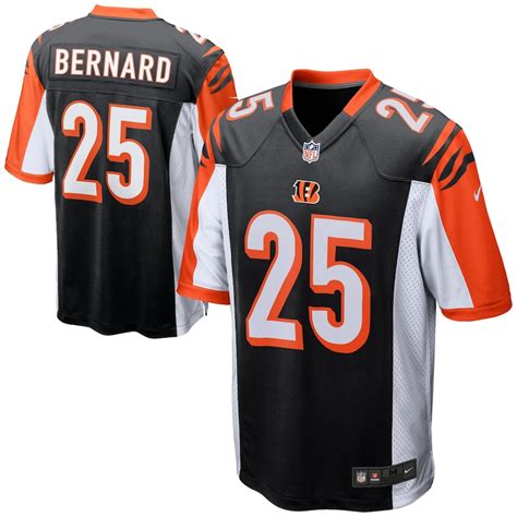 Men's Cincinnati Bengals Giovani Bernard Nike Black Game Player Jersey