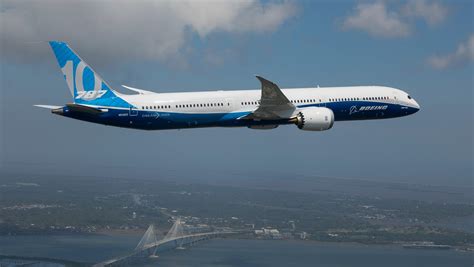 Boeing's new 787-10 Dreamliner completes its maiden flight