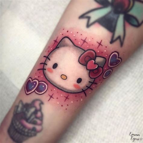 25 Kawaii Hello Kitty Tattoos That Kill With Cuteness | Hello kitty tattoos, Cute little tattoos ...