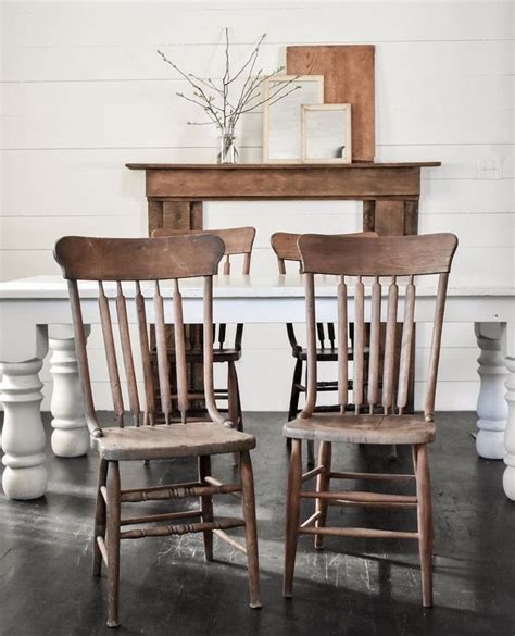 Rustic Black Farmhouse Dining Chairs | Farmhouse chairs, Dining room design, Farmhouse dining chairs