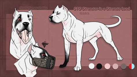 STS Dog- Riddick RETIRED by ShockTherapyStables on DeviantArt | Dog design art, Cute dog drawing ...