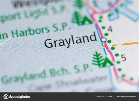 Grayland Washington Usa Road Map Stock Photo by ©aliceinwonderland2020 ...